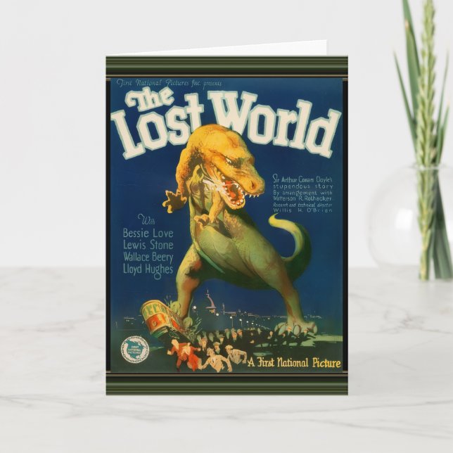 The Lost World Greeting Card (Front)