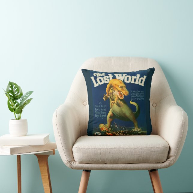 The Lost World Throw Pillow (Chair)