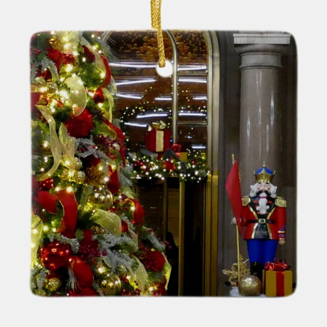 The Lotte New York Palace Christmas - Ceramic Ornament (Front)