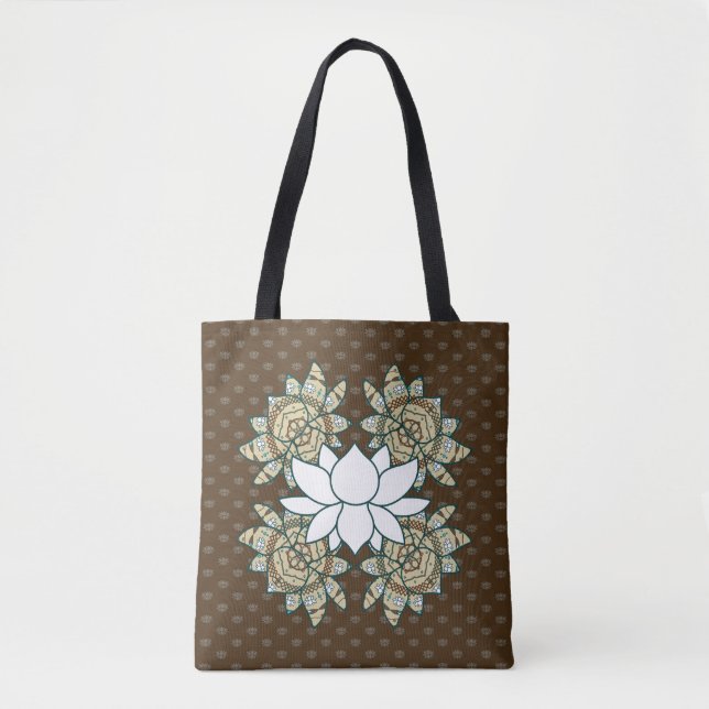 The Lotus All-Over-Print Bag (Front)