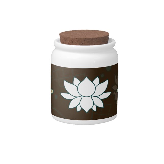 The Lotus Candy Jar (Front)