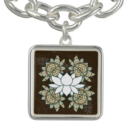 The Lotus Charm Bracelet