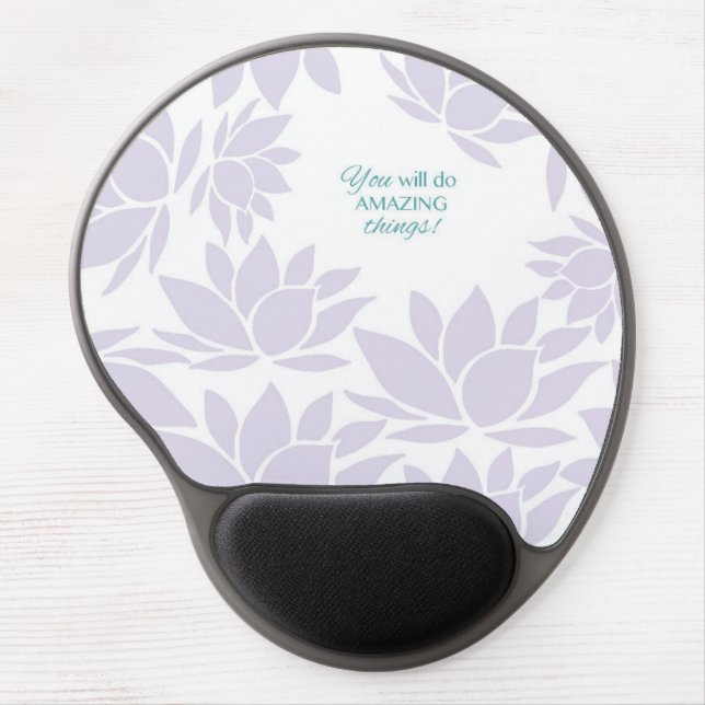 The Lotus Collection - Inspirational Words Gel Mouse Pad (Front)