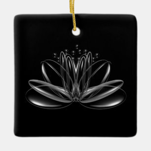 The lotus flower ceramic ornament