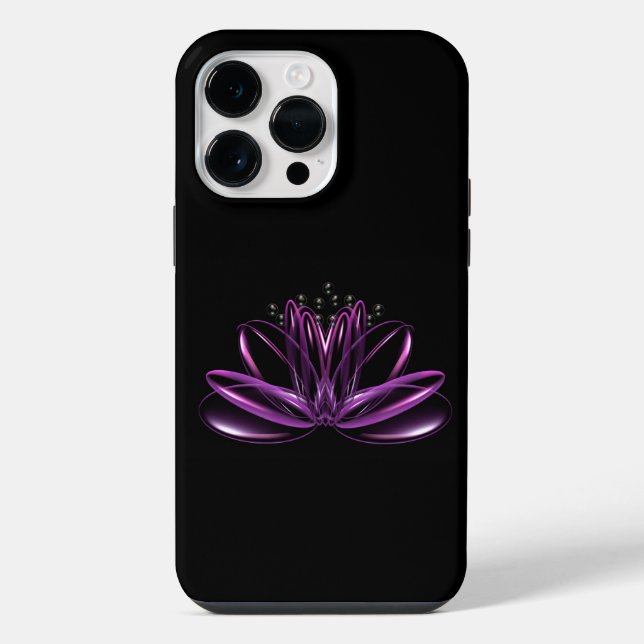 The lotus flower  iphone case (Back)
