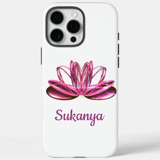 The lotus flower personalized Case-Mate iPhone case (Back)