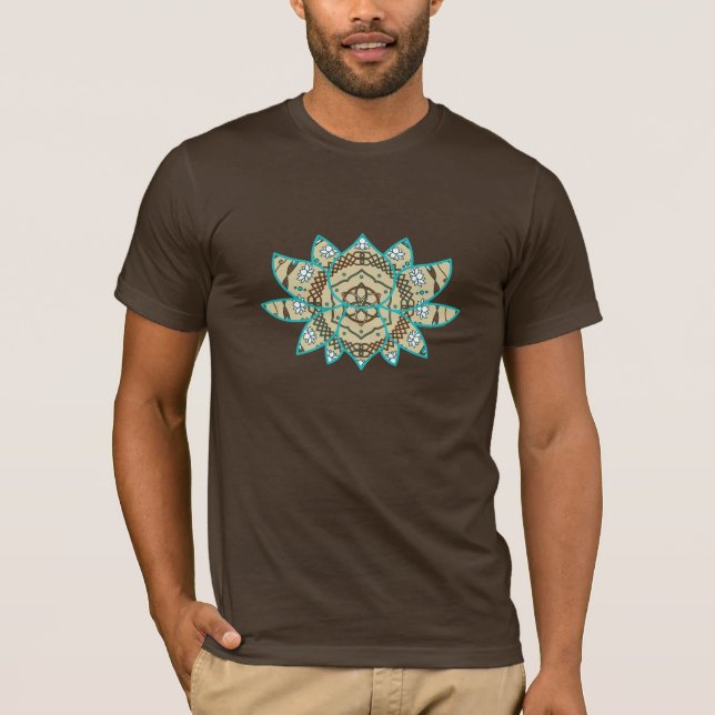 The Lotus Men's Dark Shirt (Front)