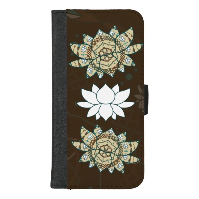 The Lotus Smartphone Wallet Case (Front)