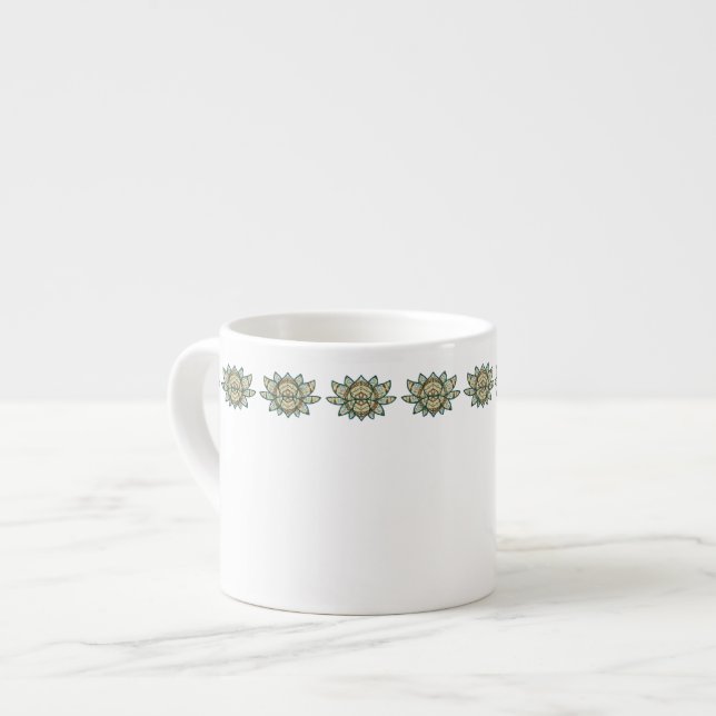 The Lotus Specialty Mug (Front Left)