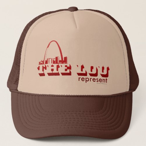 The Lou St Louis Represent Trucker Hat