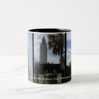 The Louisiana State Capitol Two-Tone Coffee Mug