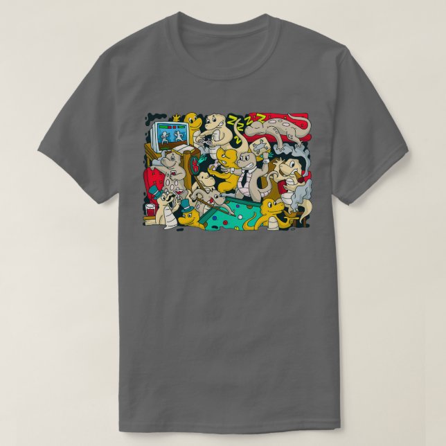 The Lounge Lizards T-Shirt (Design Front)