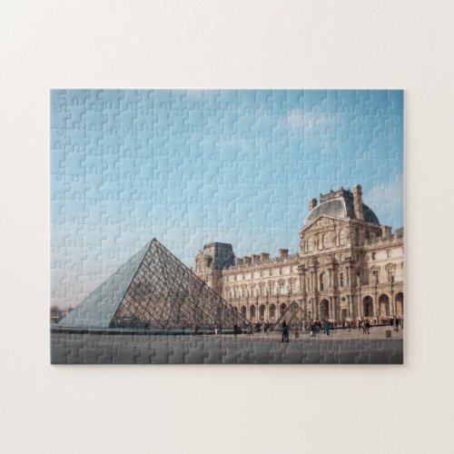 The Louvre Museum Of Art  Paris Landscape Jigsaw Puzzle