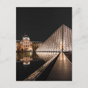 The Louvre, Paris France Postcard