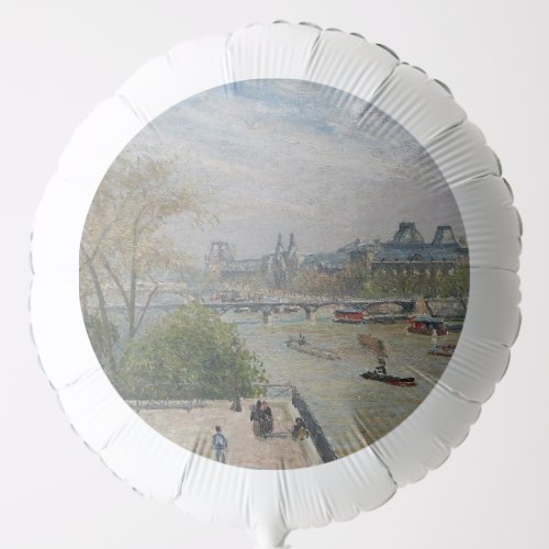 The Louvre Spring  Camille Pissarro       Balloon