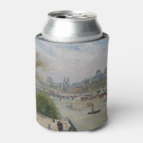The Louvre Spring  Camille Pissarro   Can Cooler