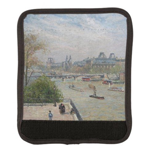 The Louvre Spring  Camille Pissarro    Luggage Handle Wrap
