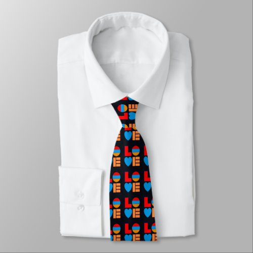 The Love Armenia Necktie
