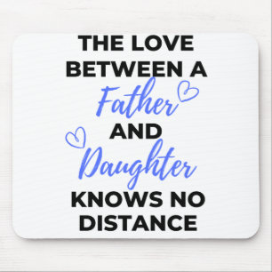 The Love Between A Father And Daughter Black Mouse Pad