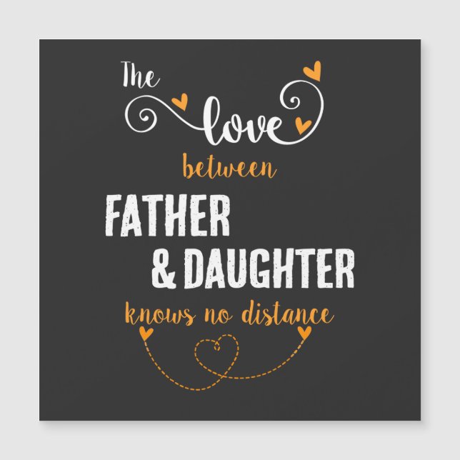 The love between father and daughter distance (Front)
