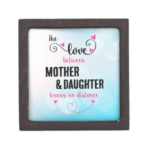 The love between mother and daughter distance gift box