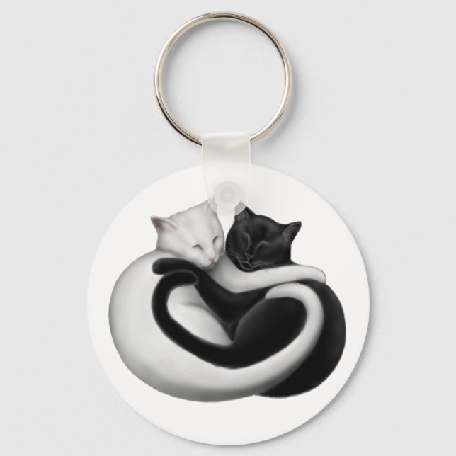 The Love Cats Keychain (Front)
