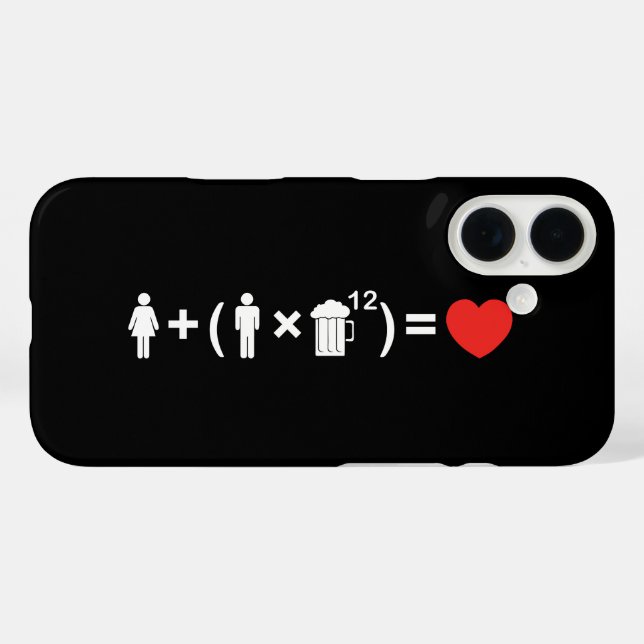 The Love Equation for Men Case-Mate iPhone Case (Back (Horizontal))