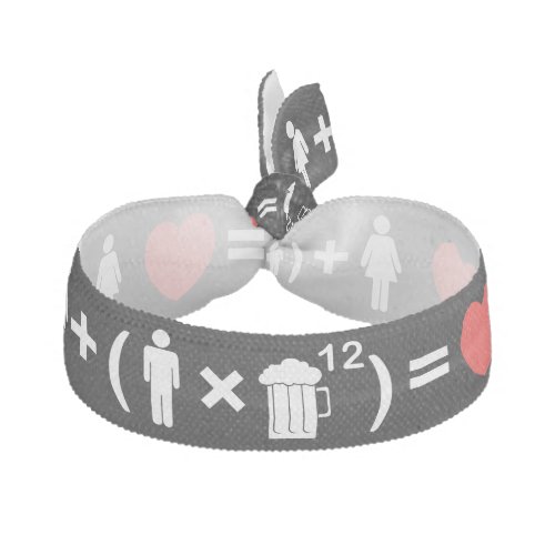 The Love Equation for Men Elastic Hair Tie