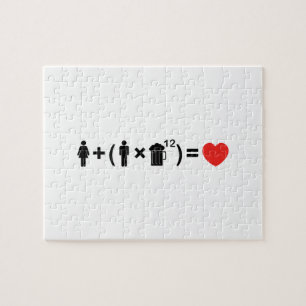 The Love Equation for Men Jigsaw Puzzle