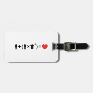 The Love Equation for Men Luggage Tag