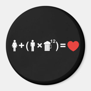 The Love Equation for Men Magnet