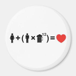 The Love Equation for Men Magnet
