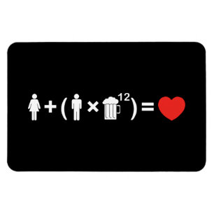 The Love Equation for Men Magnet