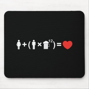The Love Equation for Men Mouse Pad