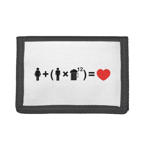 The Love Equation for Men Tri_fold Wallet