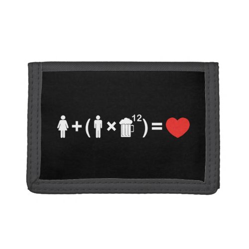 The Love Equation for Men Trifold Wallet