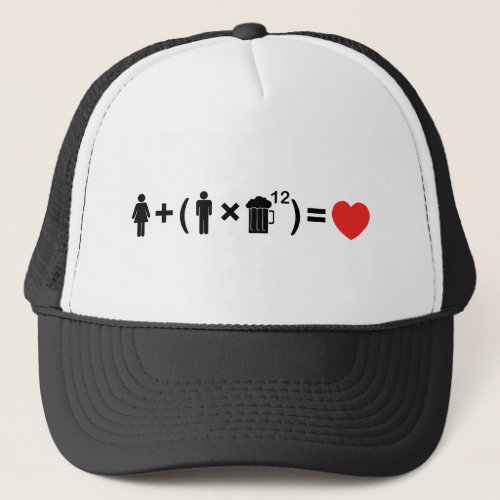The Love Equation for Men Trucker Hat