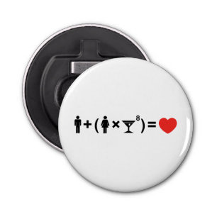 The Love Equation for Women Bottle Opener