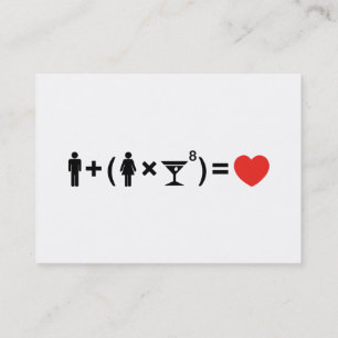 The Love Equation for Women Business Card