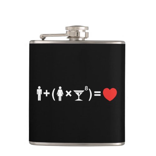The Love Equation for Women Flask