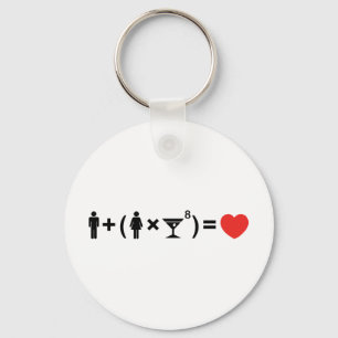 The Love Equation for Women Keychain