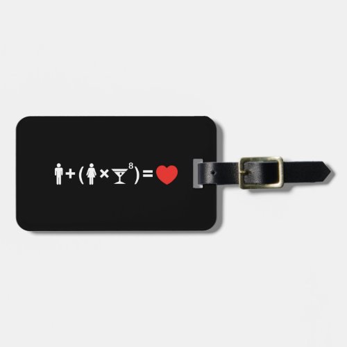 The Love Equation for Women Luggage Tag