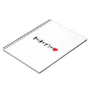 The Love Equation for Women Notebook