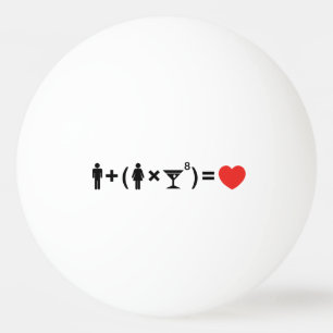 The Love Equation for Women Ping-Pong Ball