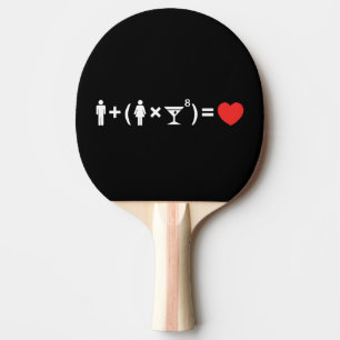 The Love Equation for Women Ping-Pong Paddle