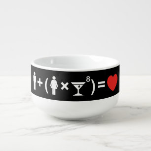 The Love Equation for Women Soup Mug