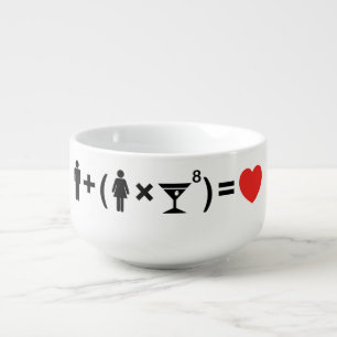The Love Equation for Women Soup Mug