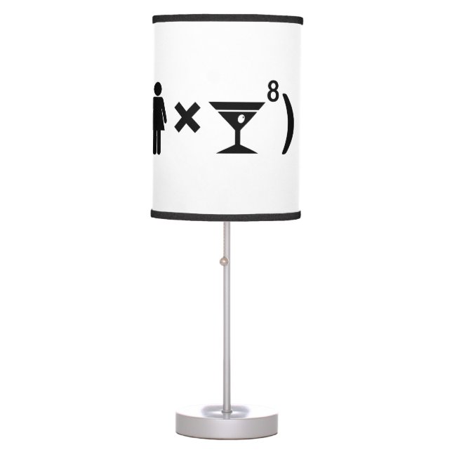 The Love Equation for Women Table Lamp (Front)