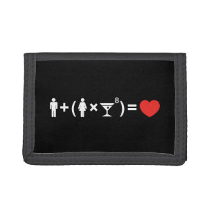 The Love Equation for Women Tri-fold Wallet