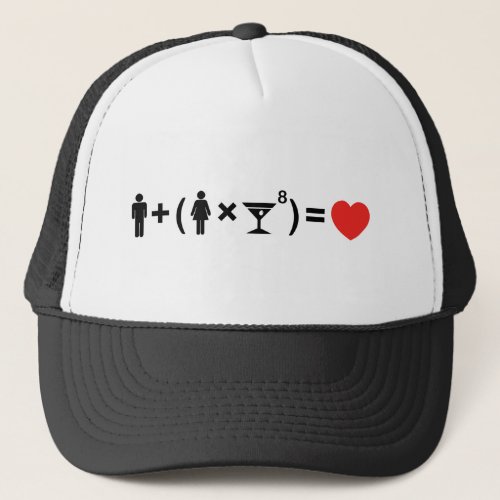 The Love Equation for Women Trucker Hat